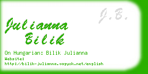 julianna bilik business card
